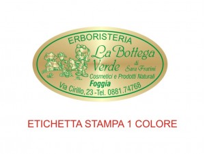 Etichette adesive per erboristerie, cosmetica, cosmesi (mm 45X25)  (cod.15M )